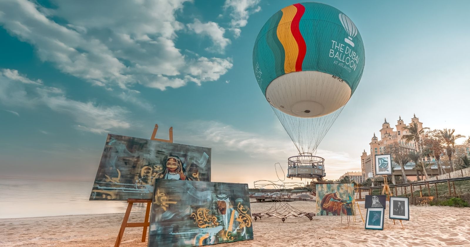 The Dubai Balloon at Atlantis The Palm transforms into art gallery for Ramadan