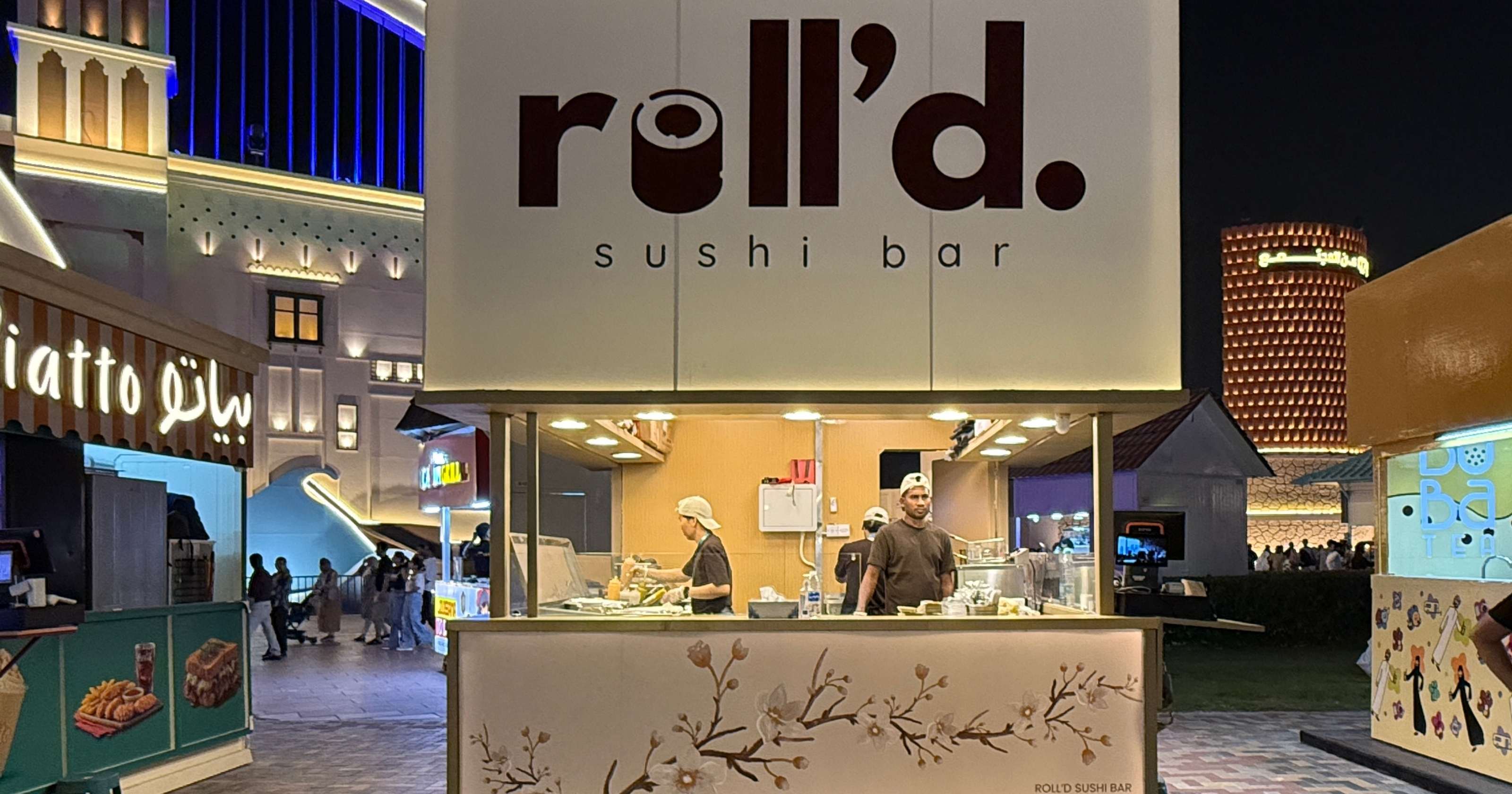 Roll'd: Hand rolls near UAE Pavilion