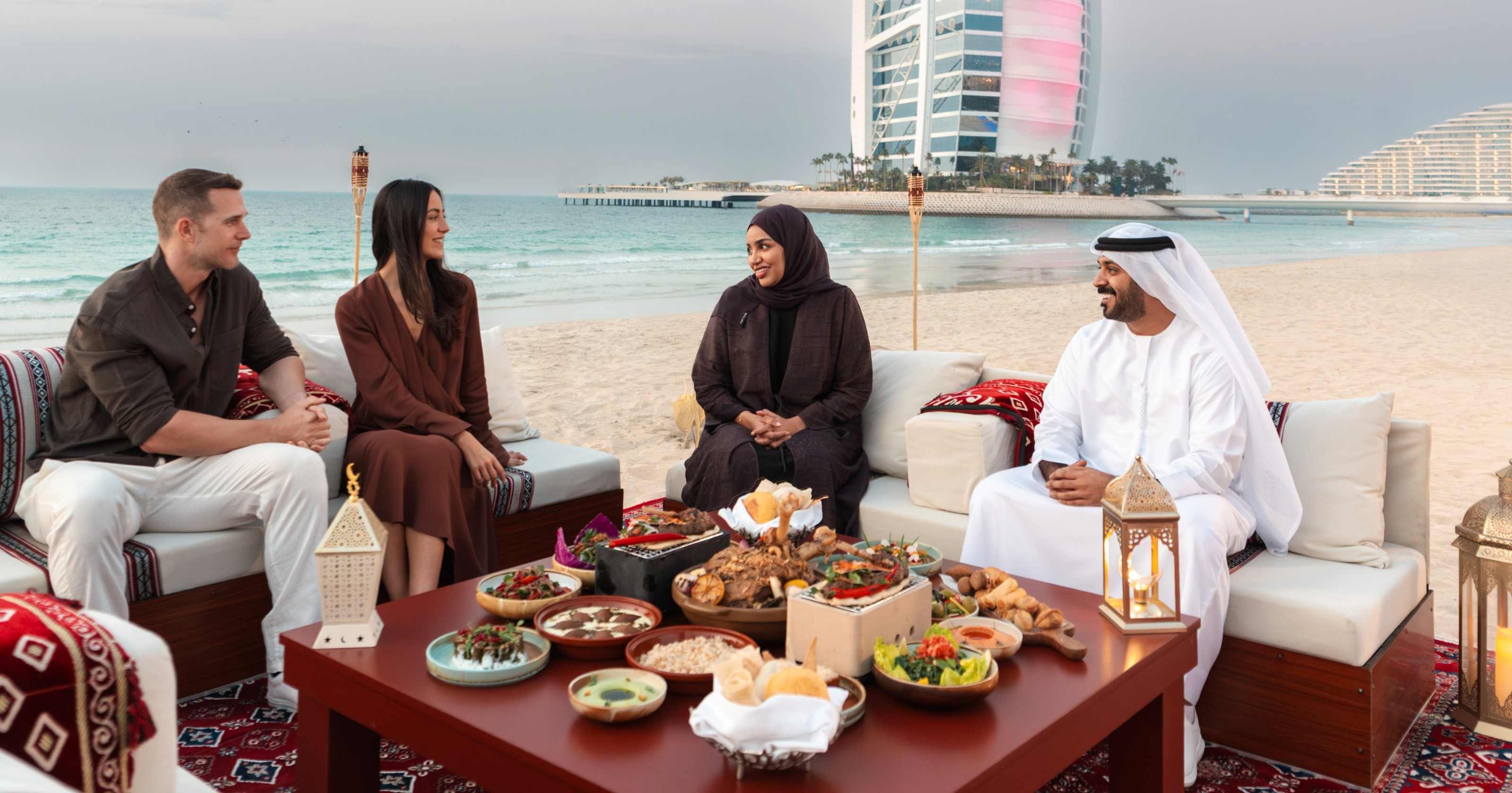 A private Majlis Under The Stars at Jumeirah Al Naseem