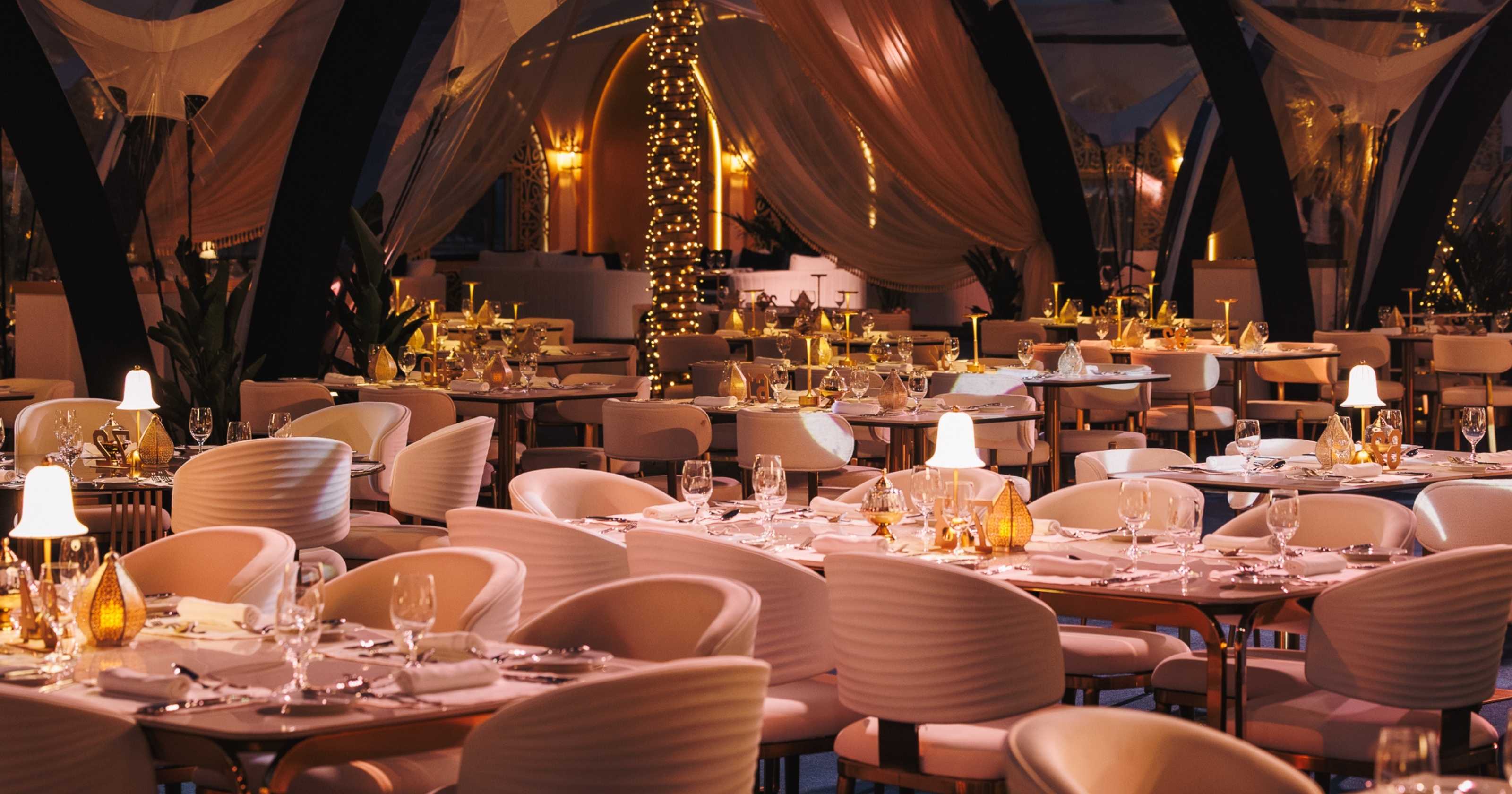 Iftar and Suhoor at Al Diwan tent at the Burj Al Arab
