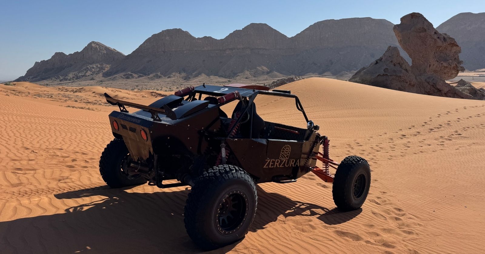 Dune buggies and private dining in Sharjah: Zerzura Desert Experiences at Mleiha