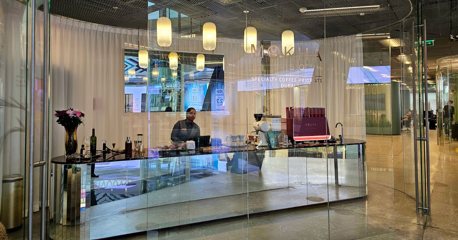 Mokha 1450 Coffee Priorists: A high-end specialty coffee boutique in Emirates Towers