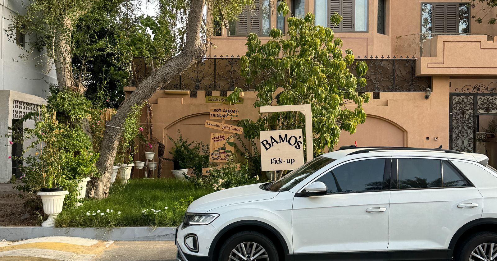 Bamo's Bakehouse Abu Dhabi: Matcha drive-thru in Al Mushrif Villa