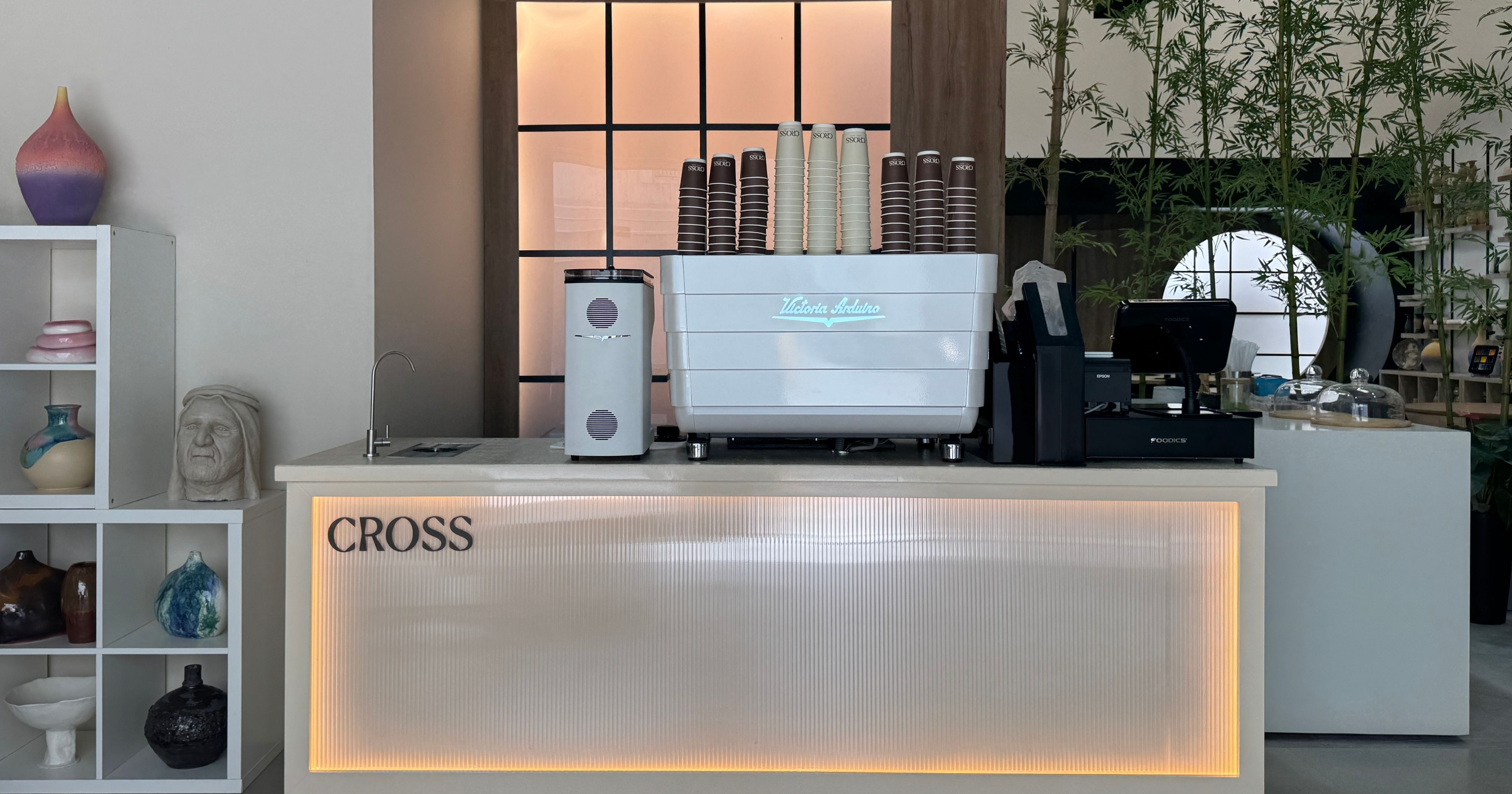 Cross Coffee Al Quoz: Specialty coffee in Al Kass Ceramics studio