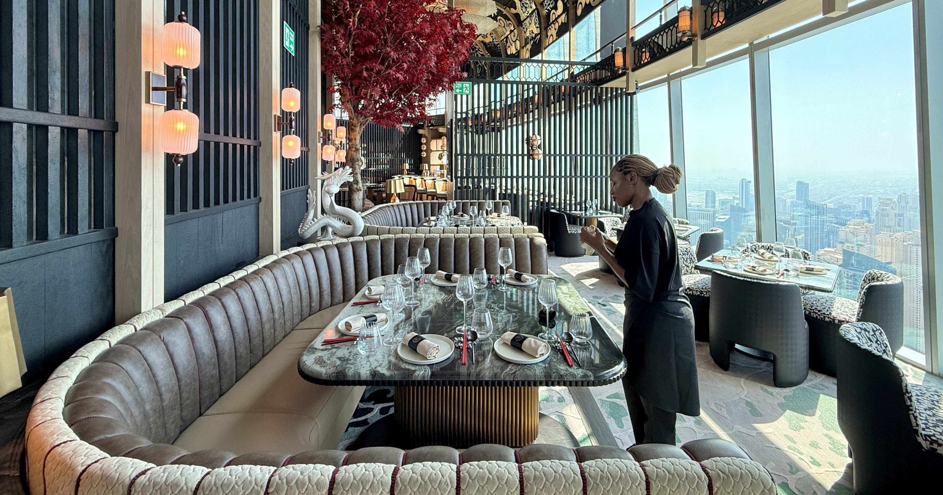 Tattu: Modern Asian dining with panoramic Marina views at Ciel Dubai Marina