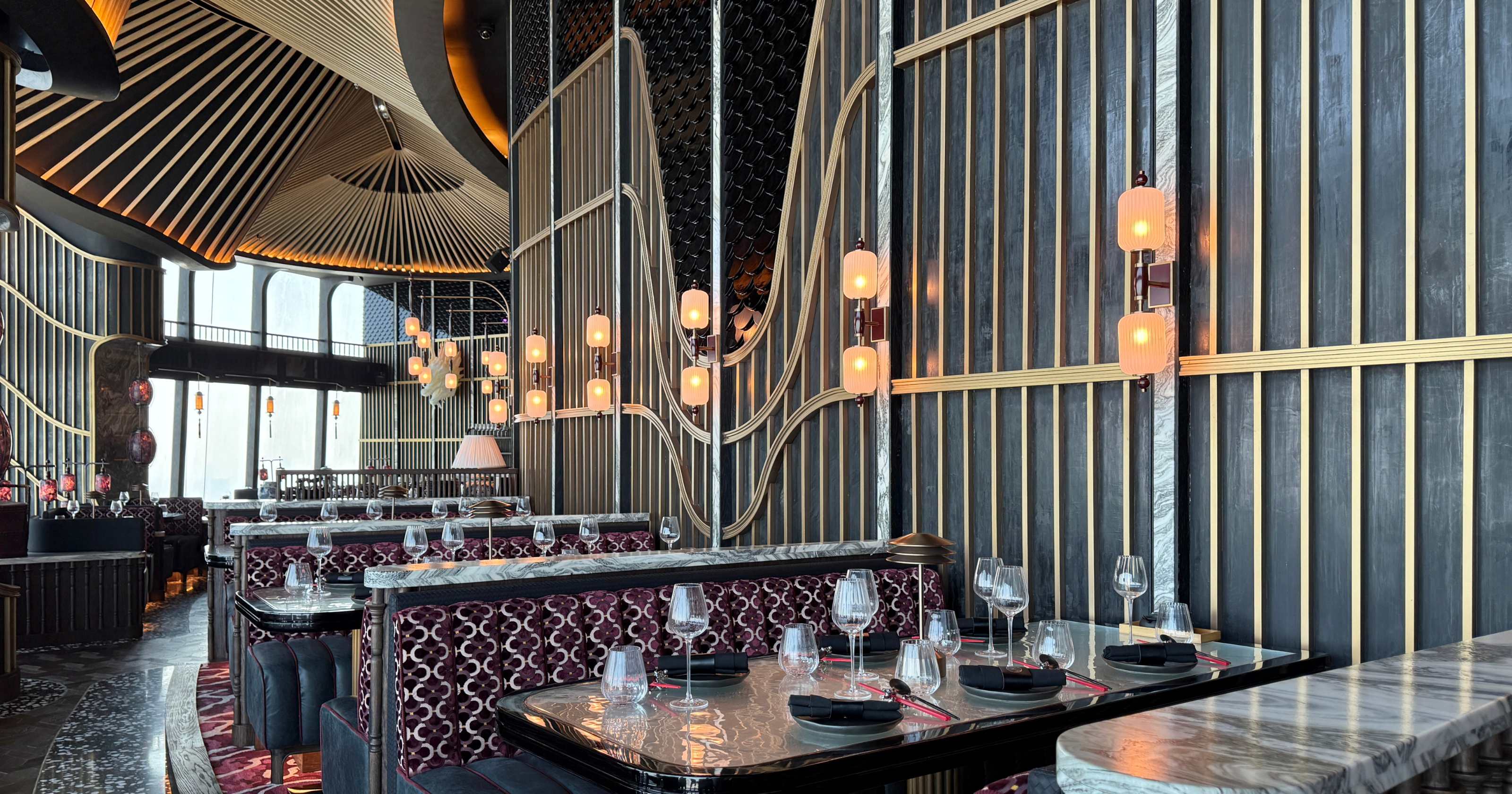 Tattu: Modern Asian dining with panoramic Marina views at Ciel Dubai Marina