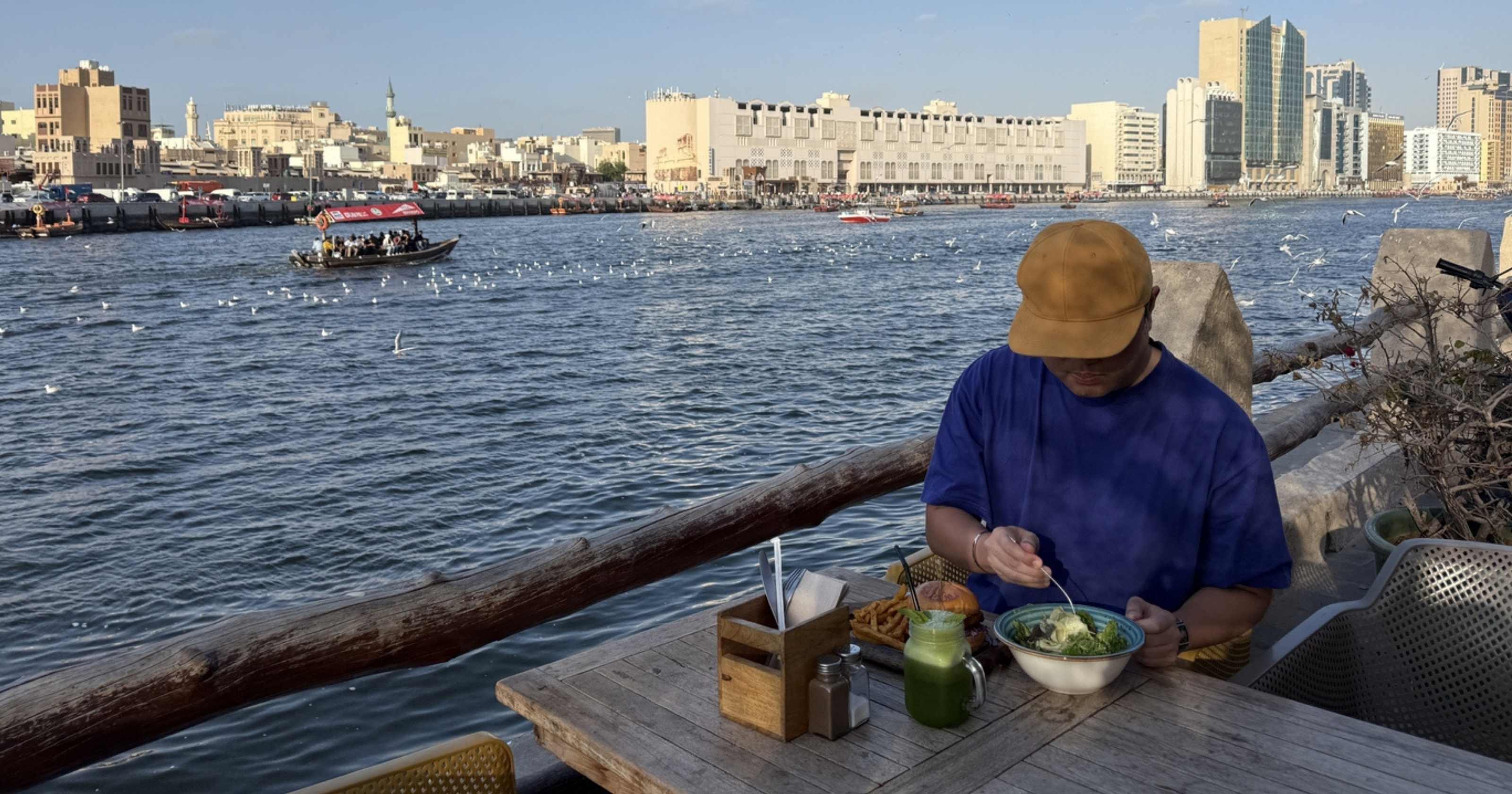 MAZMi Coffee Dubai: An iconic all-day café with stunning creek views at the Grand Souk