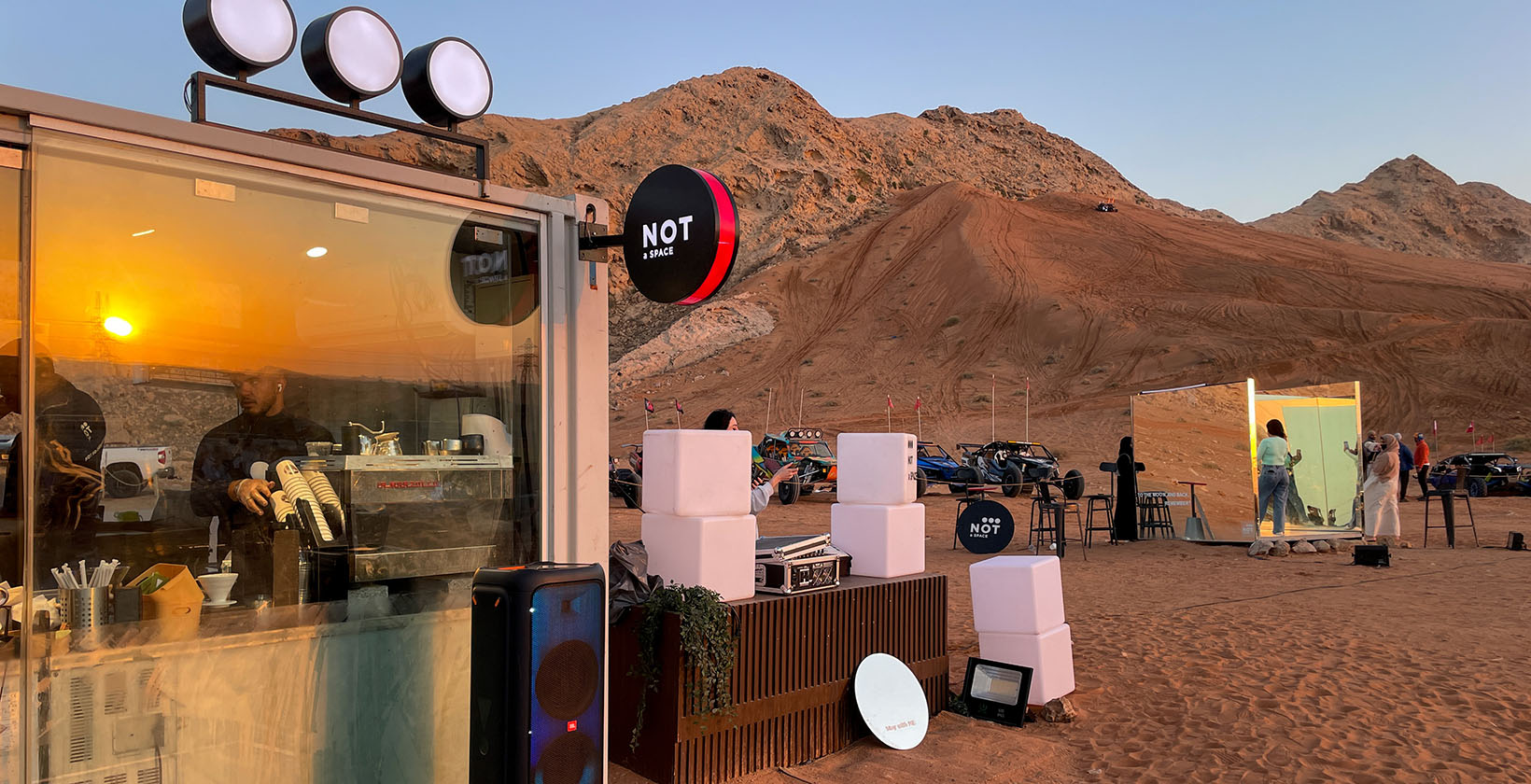 A winter season pop-up: NOT a SPACE Al Batayeh