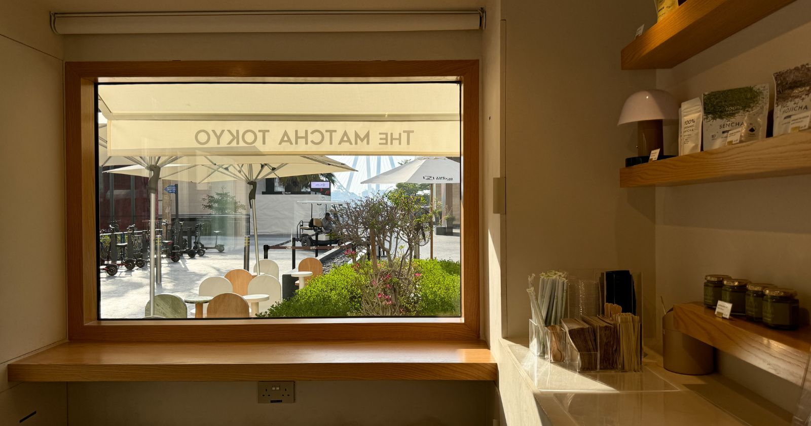 The Matcha Tokyo: Organic Japanese matcha on the beach in New Dubai